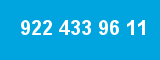922 433 96 11 922 433 96 11